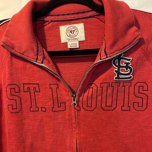 47 Brand Red St. Louis Lightweight Jacket